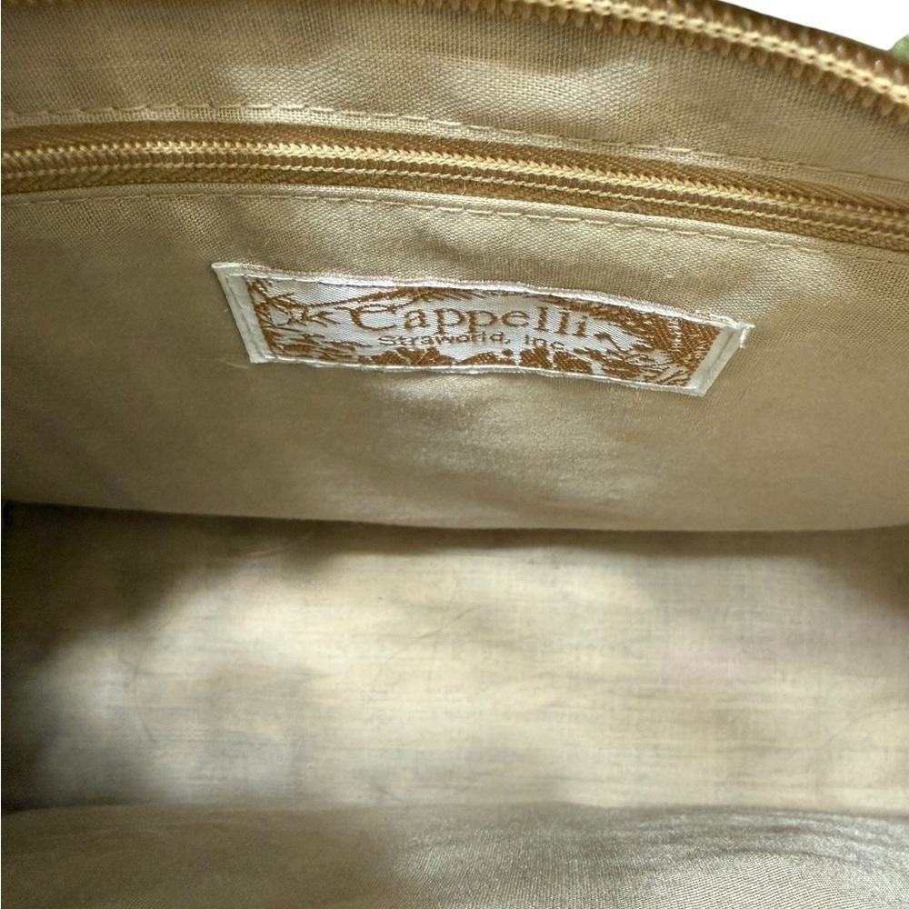 Cappelli Straworld Tropical Tote Embroidered Monkey  12 X 10 X 4  inch BOHO - Picture 4 of 7